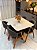 CONJUNTO MARK 120X090 + 4 CADEIRAS AGATHA - Imagem 5