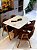 CONJUNTO MARK 120X090 + 4 CADEIRAS AGATHA - Imagem 6