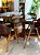 CONJUNTO MESA MARK 160X090 + 6 CADEIRAS AGATHA - Imagem 1