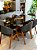 CONJUNTO MESA MARK 160X090 + 6 CADEIRAS AGATHA - Imagem 2