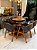 CONJUNTO MESA MARK 130X130 + 6 CADEIRAS AGATHA + PRATO GIRATÓRIO - Imagem 3