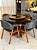 CONJUNTO MESA REDONDA MARK 130m + 4 CADEIRAS AGATHA - Imagem 6