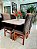 CONJUNTO MARK 120X090 NOGUEIRA + 4 CADEIRAS MARK MODELO 19 - Imagem 12