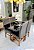 CONJUNTO MARK 120X090 NOGUEIRA + 4 CADEIRAS MARK MODELO 19 - Imagem 5