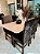 CONJUNTO MARK 120X090 TABACO + 4 CADEIRAS MARK MODELO 19 - Imagem 2