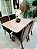 CONJUNTO MARK 120X090 TABACO + 4 CADEIRAS MARK MODELO 25 - Imagem 4