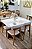 CONJUNTO MESA RETANGULAR MARK 120X090 + 4 CADEIRAS BETINA - Imagem 1