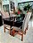 CONJUNTO MARK 120X090 NOGUEIRA + 4 CADEIRAS MARK MODELO 18 - Imagem 1