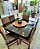CONJUNTO DE JANTAR MARK 130X130 TABACO + 6 CADEIRAS MODELO 18 - Imagem 4