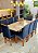 CONJUNTO MESA MARK 180X090 + 8 CADEIRAS MARK MODELO 19 - Imagem 5