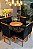 CONJUNTO DE JANTAR MARK 130X130 CANELA + 6 CADEIRAS MODELO 19 + PRATO GIRATÓRIO - Imagem 2