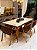 CONJUNTO MESA ELISA 180X090 + 6 CADEIRAS AGATHA - Imagem 2