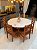 CONJUNTO MESA REDONDA CECÍLIA 135M + 6 CADEIRAS BEATRIZ - Imagem 1