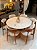 CONJUNTO MESA REDONDA CECÍLIA 135M + 6 CADEIRAS ANNE - Imagem 2