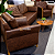 SOFÁ MALIBU 2,50M MARROM + POLTRONAS - Imagem 3