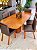 CONJUNTO MESA ORGÂNICA C/ BASE RIPADA 180X100 + 6 CADEIRAS MARK MODELO 32 - Imagem 2