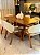 CONJUNTO MESA ORGÂNICA C/ BASE RIPADA 180X100 + 6 CADEIRAS AGATHA - Imagem 1
