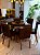 CONJUNTO MESA MARK REDONDA 130M + 6 CADEIRAS MARK MODELO 32 + PRATO GIRATORIO - Imagem 2