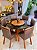 CONJUNTO MESA MARK REDONDA 130M + 6 CADEIRAS MARK MODELO 32 + PRATO GIRATORIO - Imagem 3