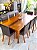 CONJUNTO MESA ISADORA 220X120 + 8 CADEIRAS MARK MODELO 32 - Imagem 2