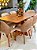 CONJUNTO MESA LUNNA 160X090 + 6 CADEIRAS MARK MODELO 30 - Imagem 1