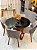 CONJUNTO MESA REDONDA MARK 110m + 4 CADEIRAS MARK MODELO 30 - Imagem 1