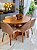 CONJUNTO MESA ORGANICA 180X100 + 6 CADEIRAS MARK MODELO 30 - Imagem 1