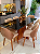 CONJUNTO MESA MARK 160X090 + 6 CADEIRAS MARK MODELO 30 - Imagem 1