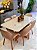 CONJUNTO MESA MARK 160X090 + 6 CADEIRAS MARK MODELO 30 - Imagem 4