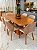 CONJUNTO MESA ORGANICA C/ BASE RIPADA 180X100 + 6 CADEIRAS MARK MODELO 30 - Imagem 3