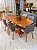 CONJUNTO MESA ORGANICA C/ BASE RIPADA 180X100 + 6 CADEIRAS MARK MODELO 30 - Imagem 4