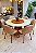 CONJUNTO MESA MARK REDONDA 130m + 6 CADEIRAS MARK MODELO 30 + PRATO GIRATORIO - Imagem 2