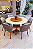 CONJUNTO MESA MARK REDONDA 130m + 6 CADEIRAS MARK MODELO 30 + PRATO GIRATORIO - Imagem 4