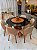 CONJUNTO MESA MARK REDONDA 130m + 6 CADEIRAS MARK MODELO 30 + PRATO GIRATORIO - Imagem 3
