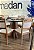 CONJUNTO MESA MARK 130m REDONDA + 6 CADEIRAS LIZ LINHO CREME - Imagem 3
