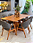 CONJUNTO MESA LUNNA 160X090 + 6 CADEIRAS AGATHA - Imagem 3