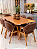 CONJUNTO MESA LUNNA 160X090 + 6 CADEIRAS AGATHA - Imagem 2