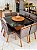 CONJUNTO MESA MARK QUADRADA 130X130 + 8 CADEIRAS MARK 32 + PRATO GIRATORIO - Imagem 2