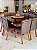 CONJUNTO MESA MARK QUADRADA 130X130 + 8 CADEIRAS MARK 32 + PRATO GIRATORIO - Imagem 7