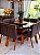 CONJUNTO MESA MARK QUADRADA 130X130 + 8 CADEIRAS MARK 32 + PRATO GIRATORIO - Imagem 5