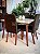 CONJUNTO DE JANTAR NAIARA 120X090 + 4 CADEIRAS MARK 25 - Imagem 6
