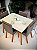 CONJUNTO DE JANTAR NAIARA 120X090 + 4 CADEIRAS MARK MODELO 32 - Imagem 6