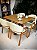 CONJUNTO DE JANTAR FLORENÇA 120X090 + 4 CADEIRAS AGATHA - Imagem 1