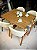CONJUNTO DE JANTAR FLORENÇA 120X090 + 4 CADEIRAS AGATHA - Imagem 4
