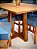 CONJUNTO MESA FLORENÇA 120X090 + 4 CADEIRAS MARK MODELO 19 AZUL ROYAL - Imagem 6