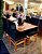 CONJUNTO MESA FLORENÇA 120X090 + 4 CADEIRAS MARK MODELO 19 PRETO - Imagem 3