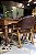 CONJUNTO MESA ISADORA 220X120 + 8 CADEIRAS AGATHA MARROM - Imagem 6