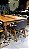 CONJUNTO MESA ISADORA 220X120 + 8 CADEIRAS AGATHA CINZA - Imagem 5