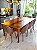 CONJUNTO MESA ISADORA 220X120 + 8 CADEIRAS MARK MODELO 30 CREME - Imagem 5