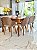 CONJUNTO MESA ISADORA 220X120 + 8 CADEIRAS MARK MODELO 30 CREME - Imagem 4
